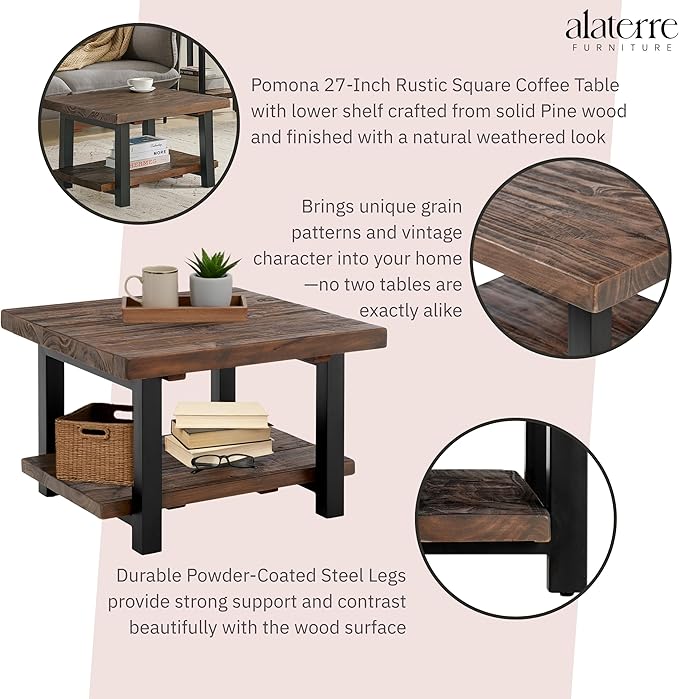 Square Coffee Table - Image 2